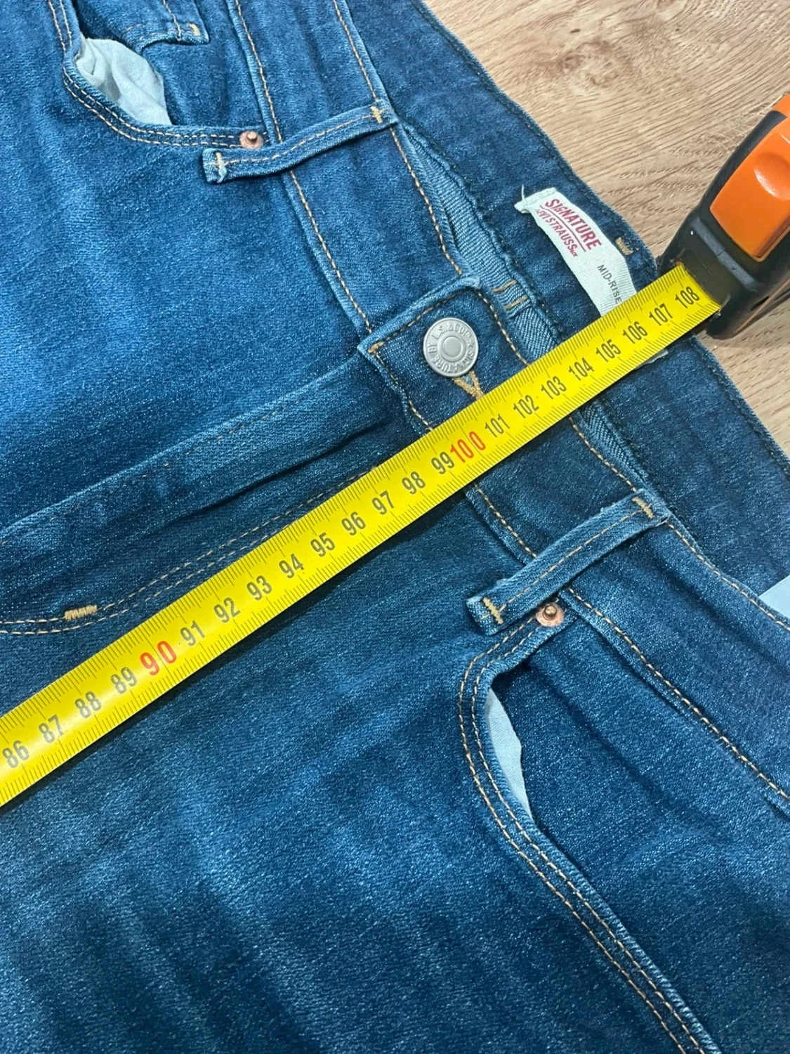 Jean Levi's Mid-Rise Straight Taille W33 L32 Prepy Bleu Foncé Lvf 006 – photo 15